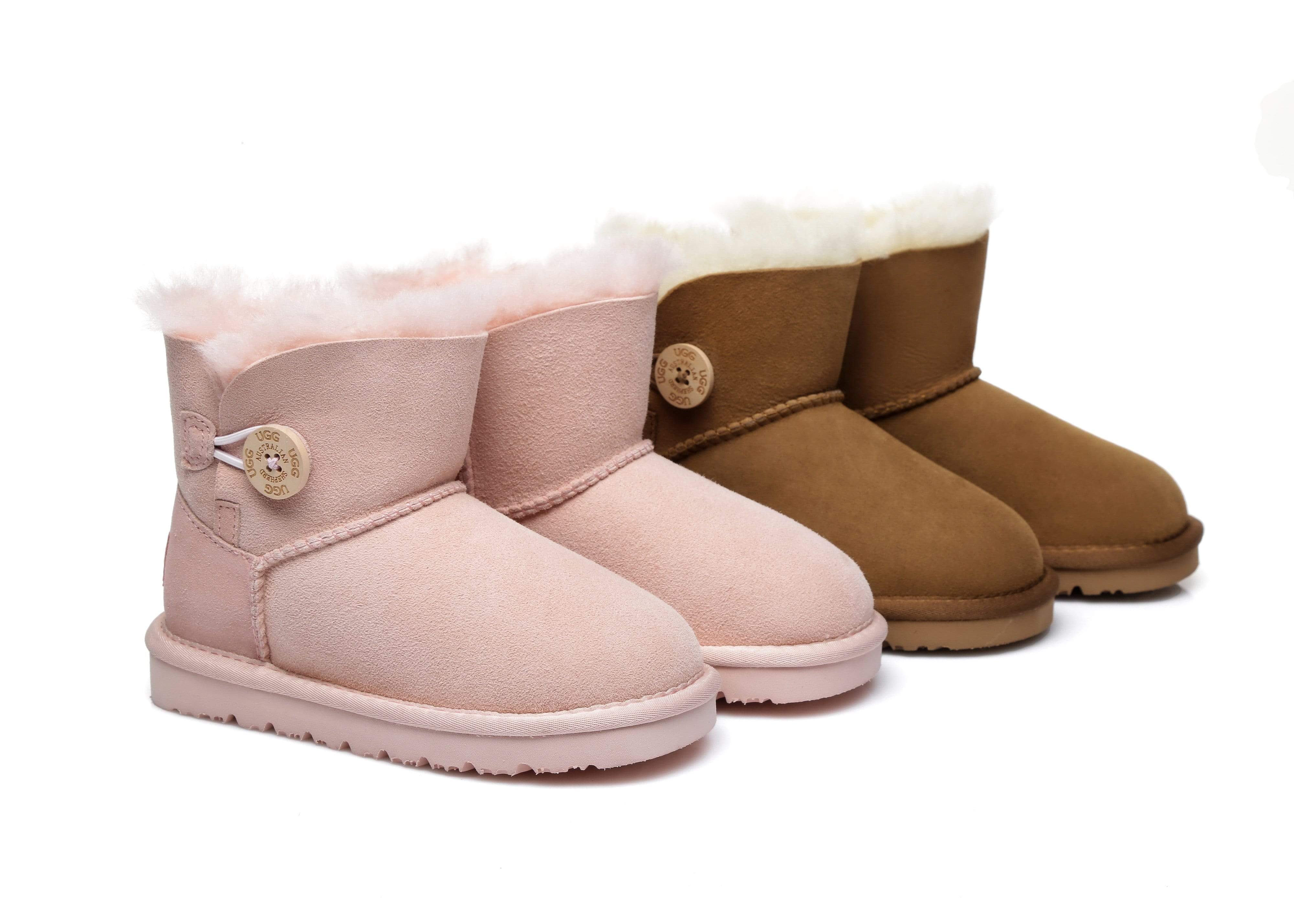Kids Mini Button Ugg Boots - The UGG Boots