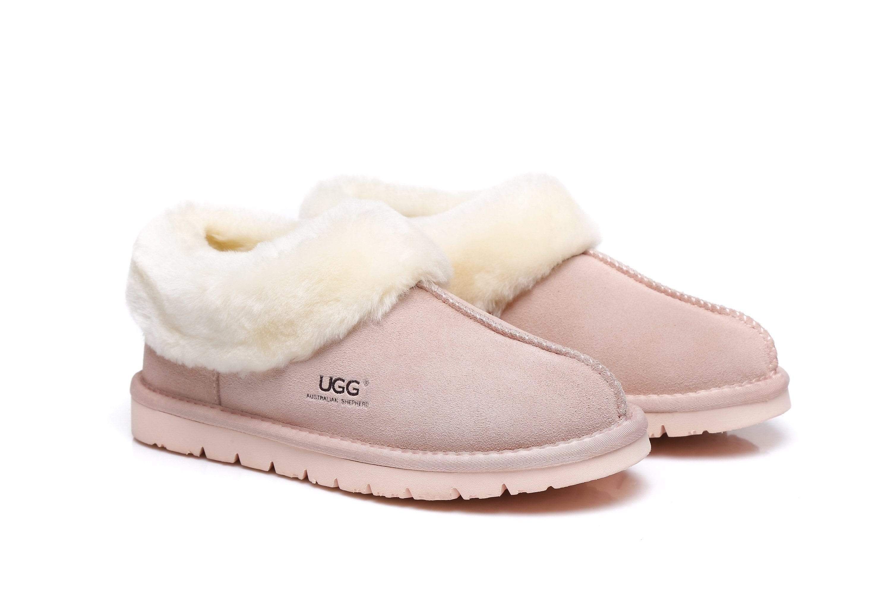 ugg fur loafers