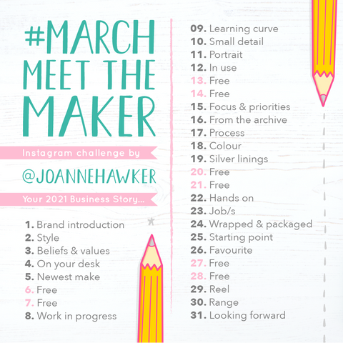 #marchmeetthemaker website https://www.marchmeetthemaker.com/prompts