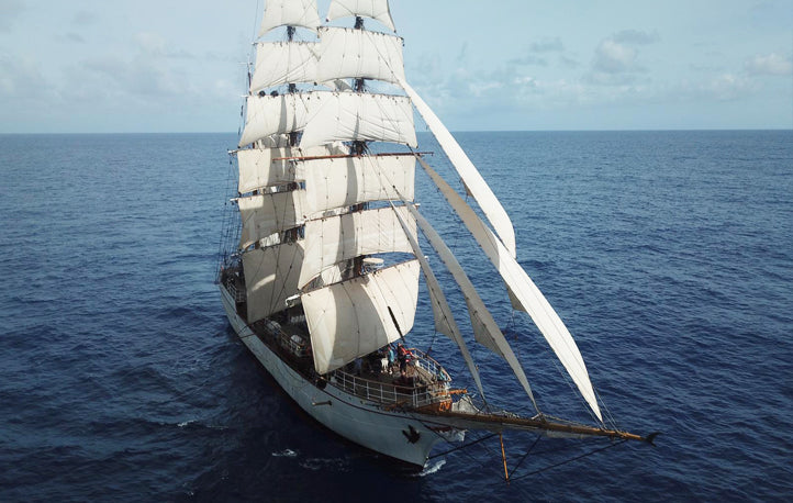 Saling on a tall ship is a sustainable route to travel