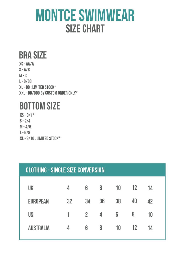 Universal Dress Size Chart