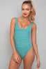 Spearmint/White One Piece