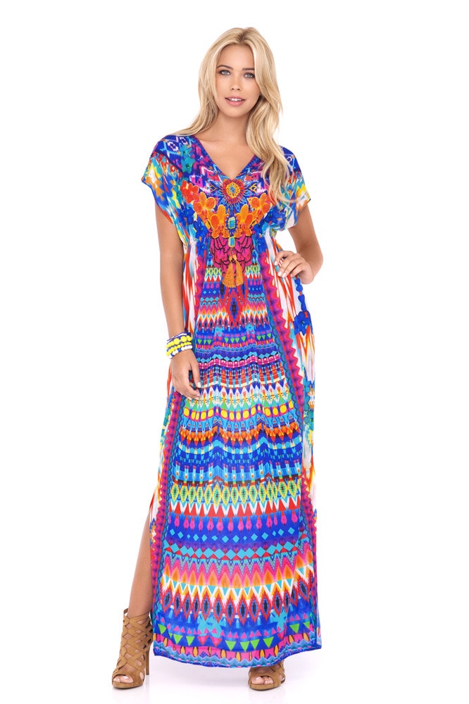 Luli Fama Caftan - Tribal Beach Collection