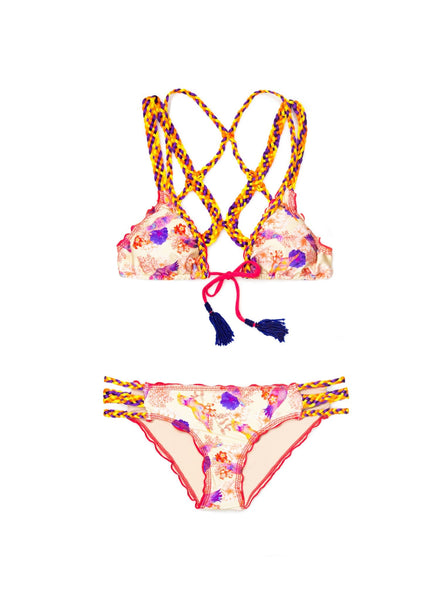 Mar de Rosas Braided Bikini Set - Mar Campestre