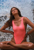 Bound by Bond-Eye Maxam One Piece in Neon Coral