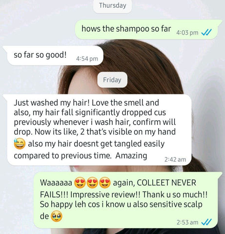 colleet bond shampoo hair care hair loss