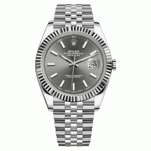 rolex grey datejust