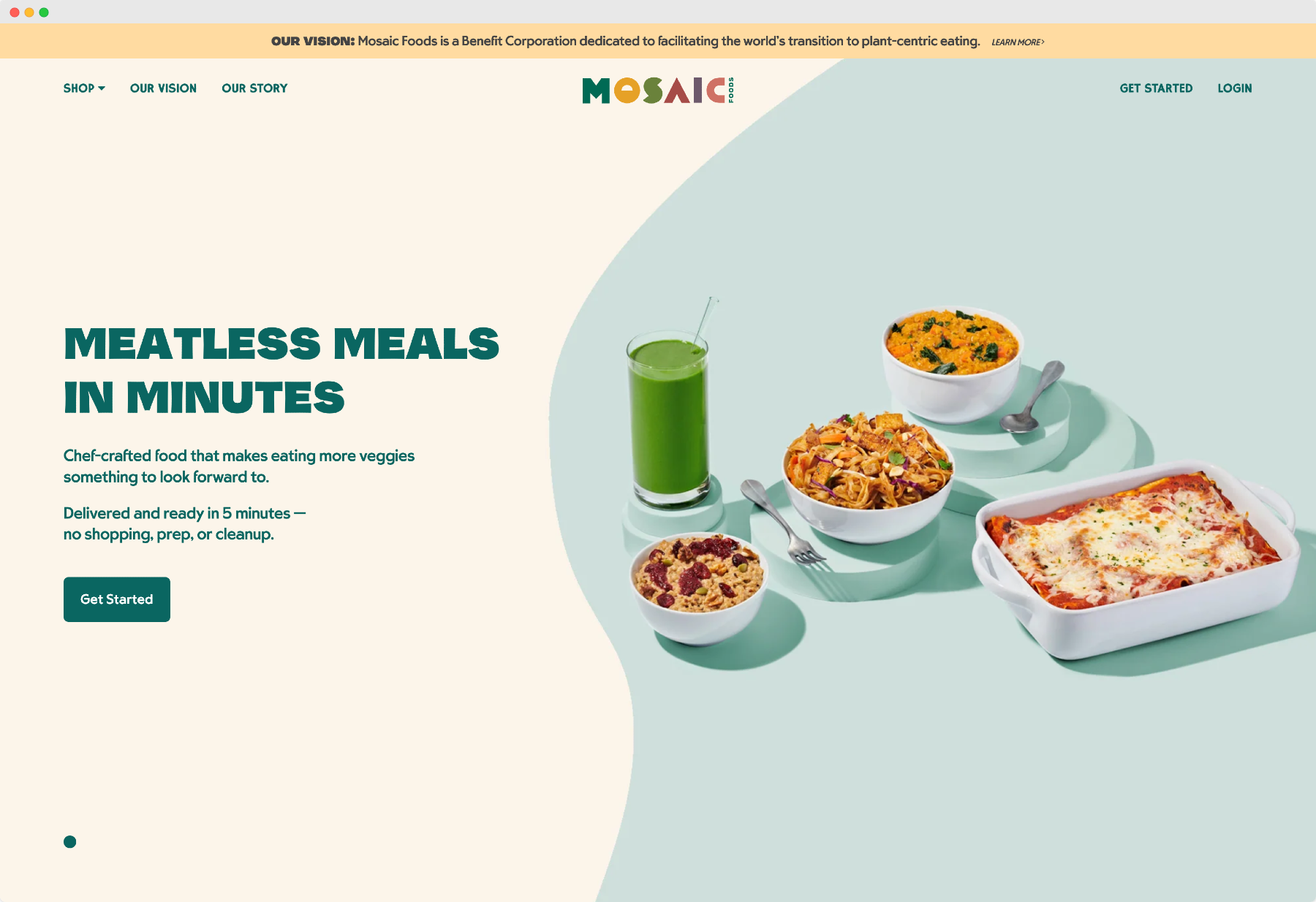 Plant-Based Meal Delivery, Prepared Meals