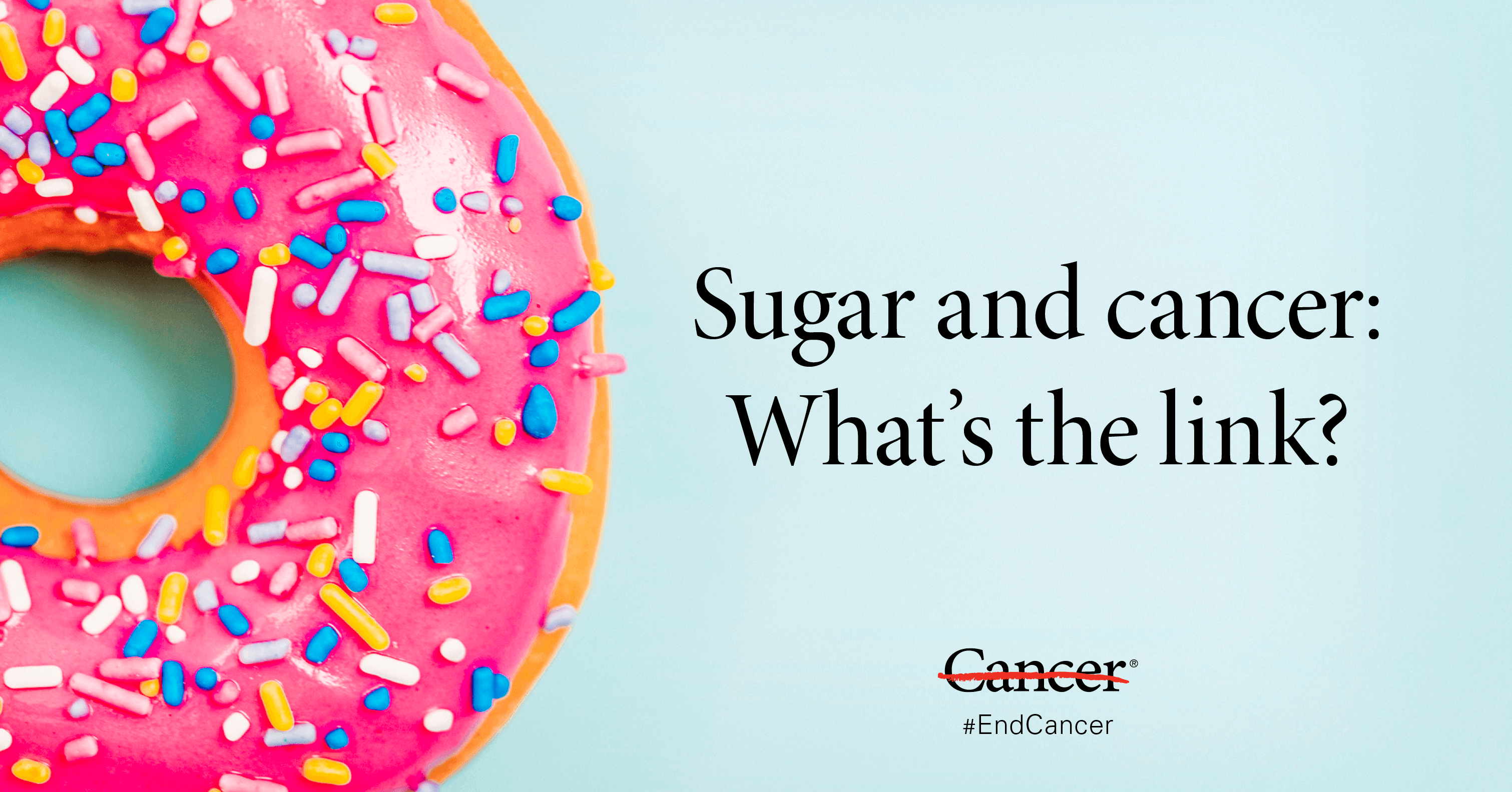 link between sugar and cancer