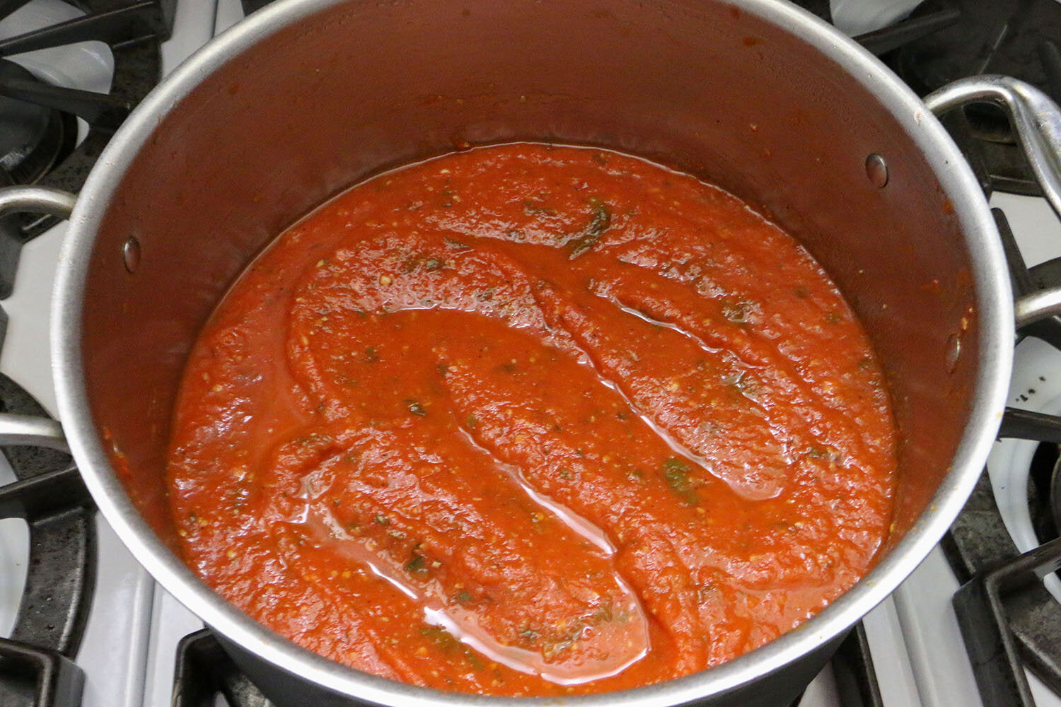 tomato paste, soy sauce, thyme, and rosemary to the pan,