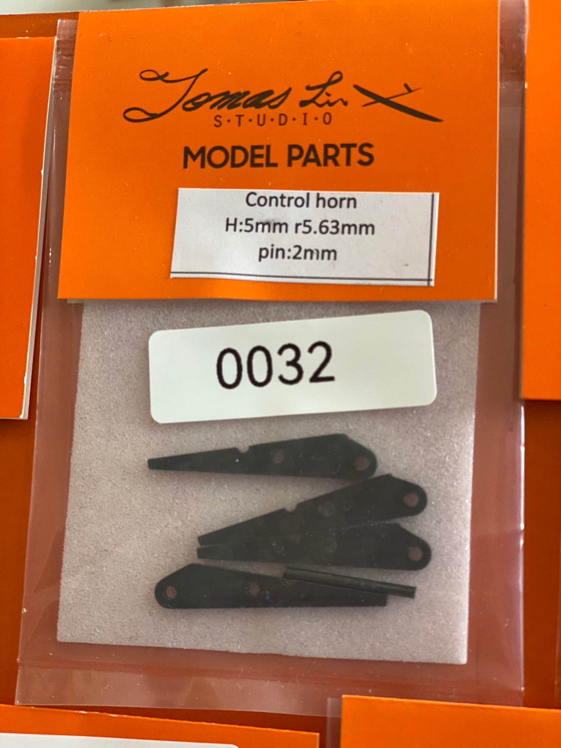 CFK Control Horn H:5 mm R5.63(4pcs) #TLS0032