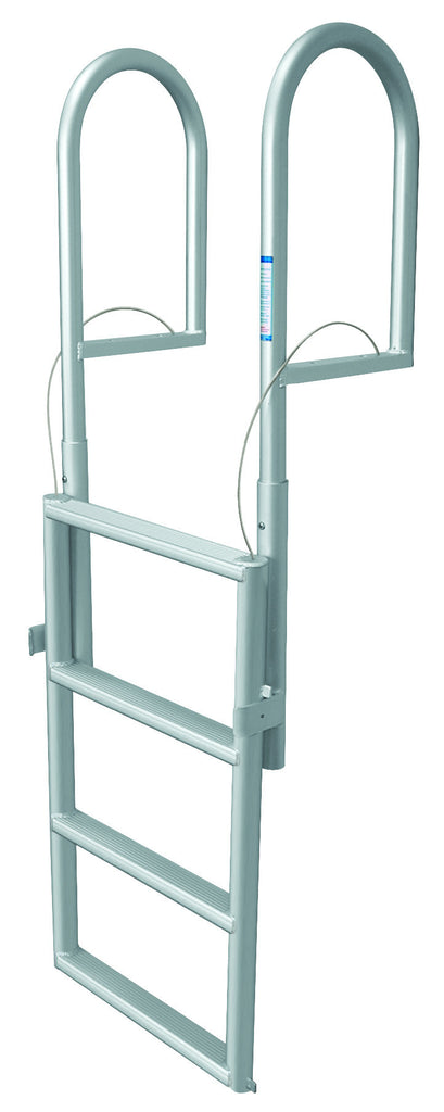 Jif Marine 4 Step Dock Lift Ladder Anodized Aluminum Djx4