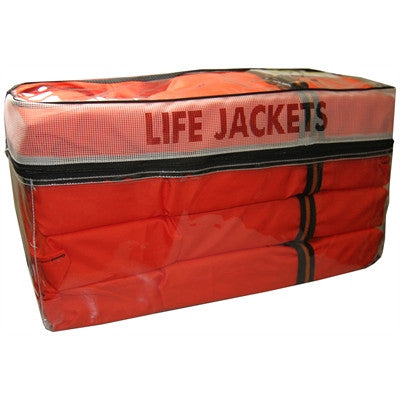 Flowt Storage Bag with Four Adult Type II Life Jackets - 4 PACK – Marine Fiberglass Direct