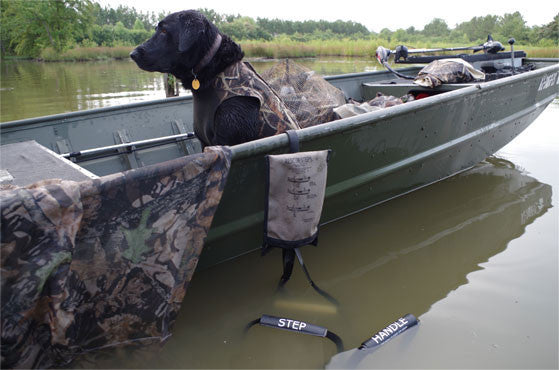 waterfowl gunner: duck dogs and ladders