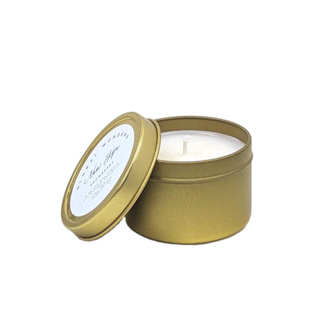 [Global Wonders] New Hope Snowberry Candle in Tin | Found Boutique
