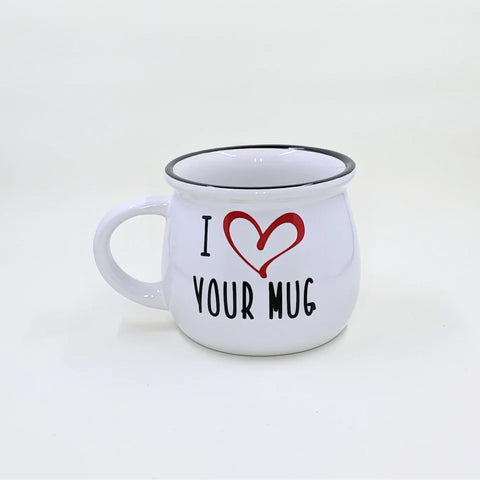 [Ravens Edge Design] I Heart Your Mug Ceramic Mug | Found Boutique