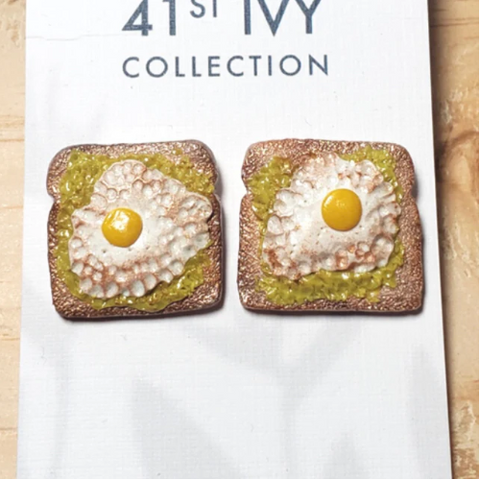 [41st Ivy Collection] Avocado Toast Earrings