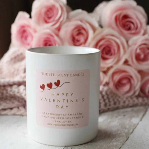 [The 6th Scent Candle] Valentine's Day Candle (Strawberry Champagne) | Found Boutique
