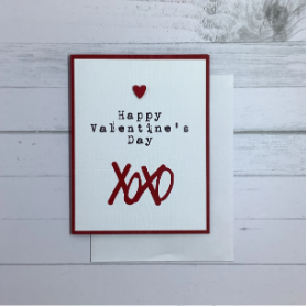 [Cherie Blossom Designs] XOXO Valentiine's Day Card