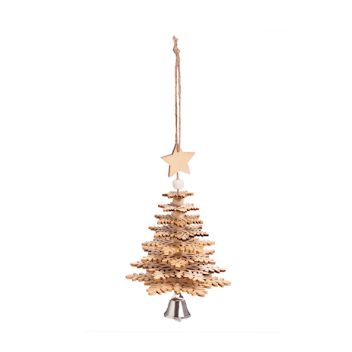 Wood Christmas Tree 3D Ornament | Found Boutique