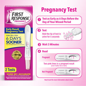 FIRST RESPONSE Early Result Pregnancy Test, 2 Count