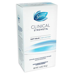 Clinical Strength Invisible Solid Deodorant Shower Fresh