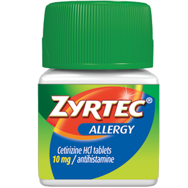 Zyrtec Hour Relief Allergy Tablets - 30 Count - 10 mg Cetirizine Solace Pharmacy & Wellness
