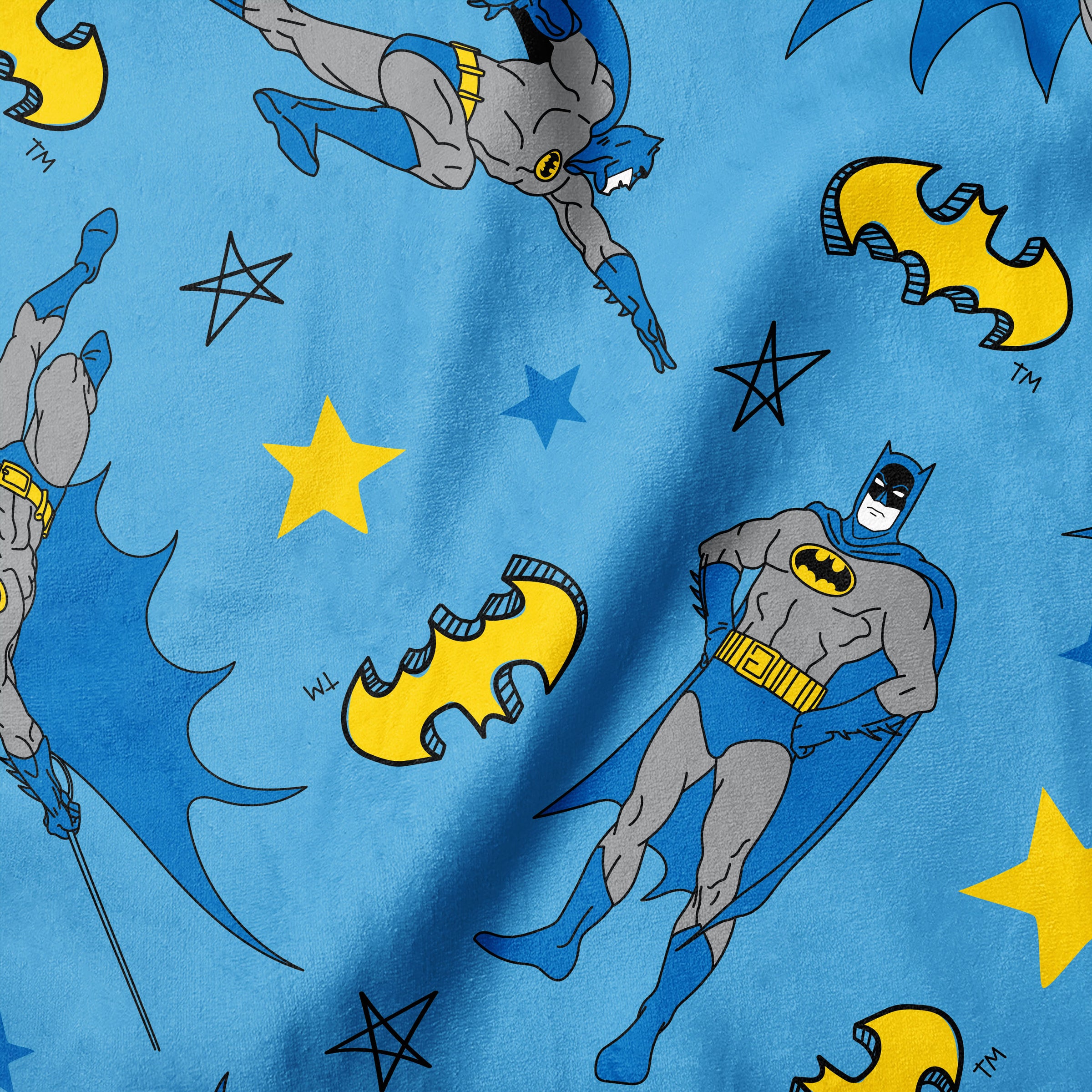 DC Comics - Batman Doodle - EZ Fabric Minky Print – Touch Textiles by EZ  Fabric