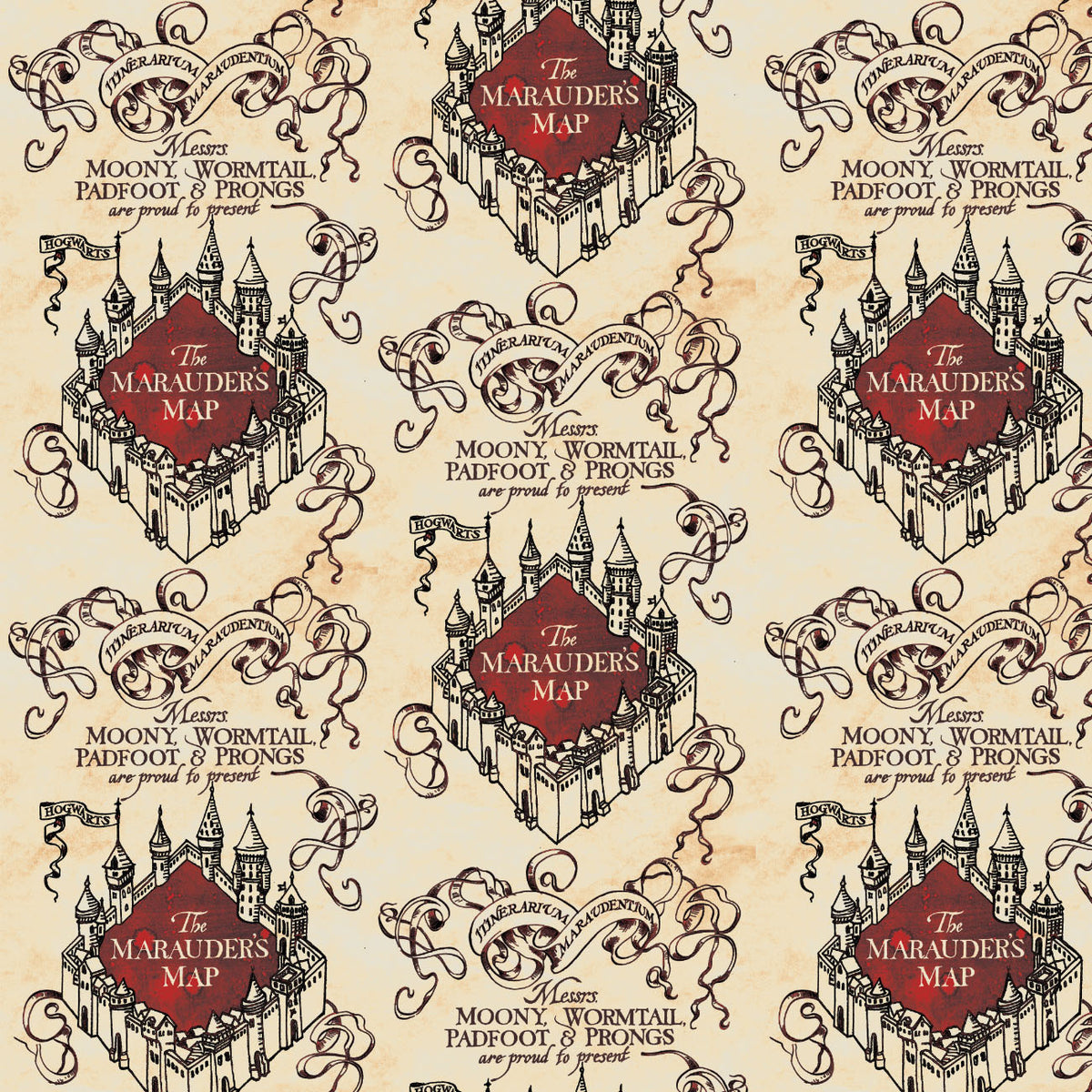 Paper House Productions Harry Potter Washi Tape Set - Marauder's Map