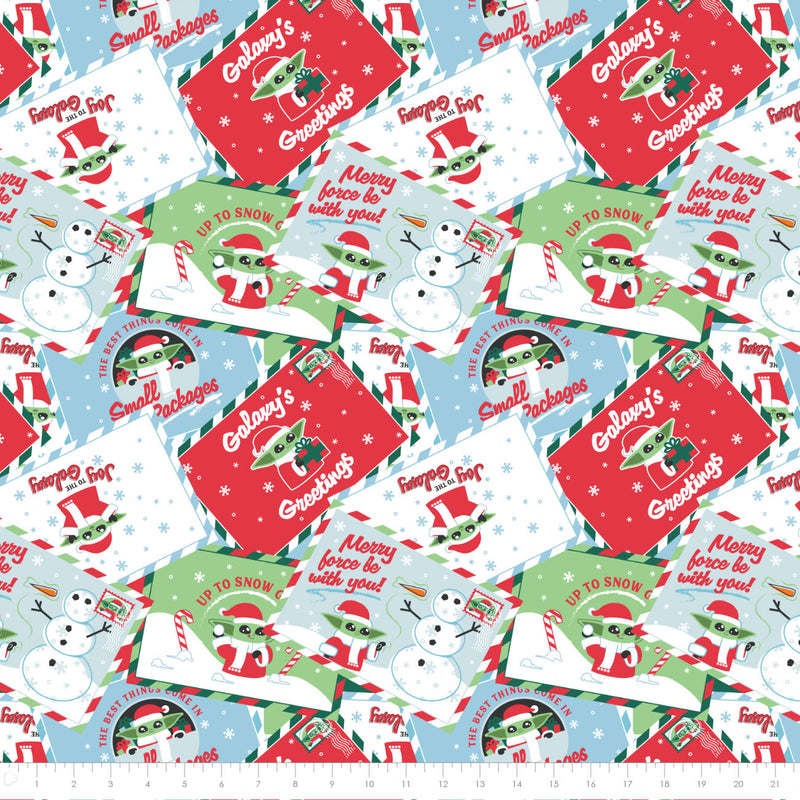 Winter Holiday IV - Stitch Festive Holidays Peach — Fabric Shack
