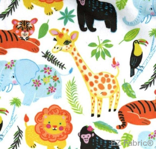 Shannon Fabrics - 60 Cuddle Minky Jungle Friends