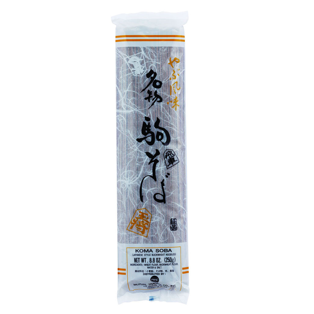 Koma Soba Buckwheat Noodle 8 8 Oz 250g Mtc Kitchen Home Japanese Grocery Delivery To Ny Nj