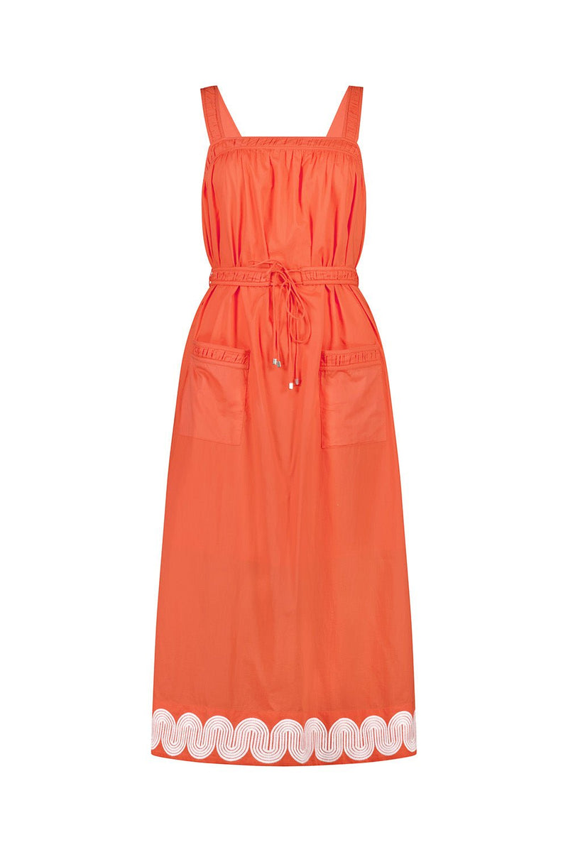 Aperol Dress - Blood Orange - steele label