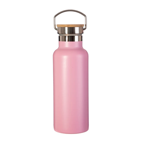 Sass & Belle Pink Stainless Steel water Bottle keeps cool or hot drinks