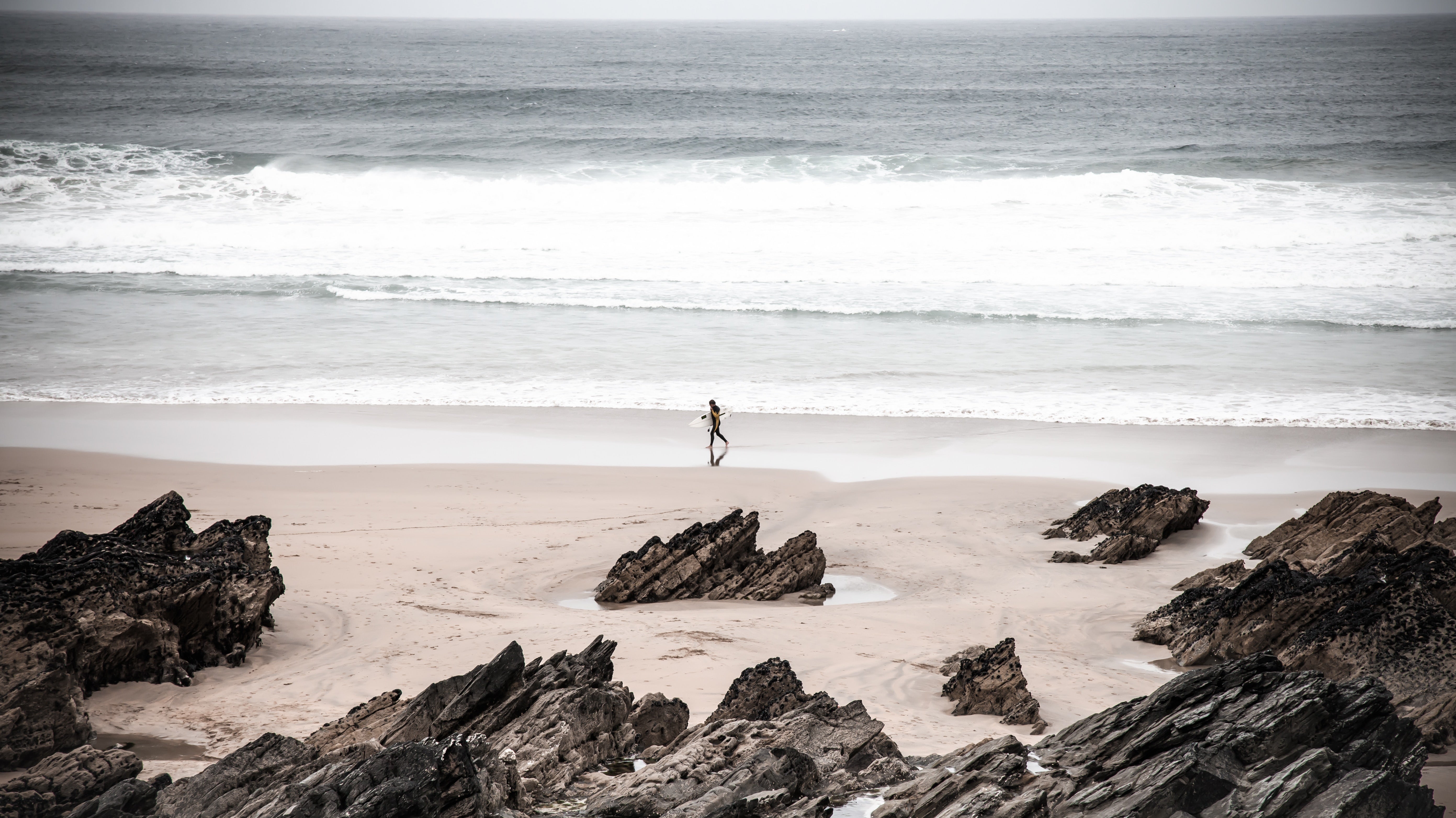 Surfer in Newquay, Cornwall