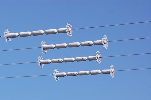 line guard shown on electric power lines