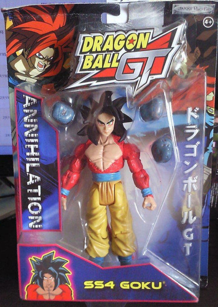 Jakks Pacific Dragon Ball GT Super Saiyan SS4 Goku Action Figure