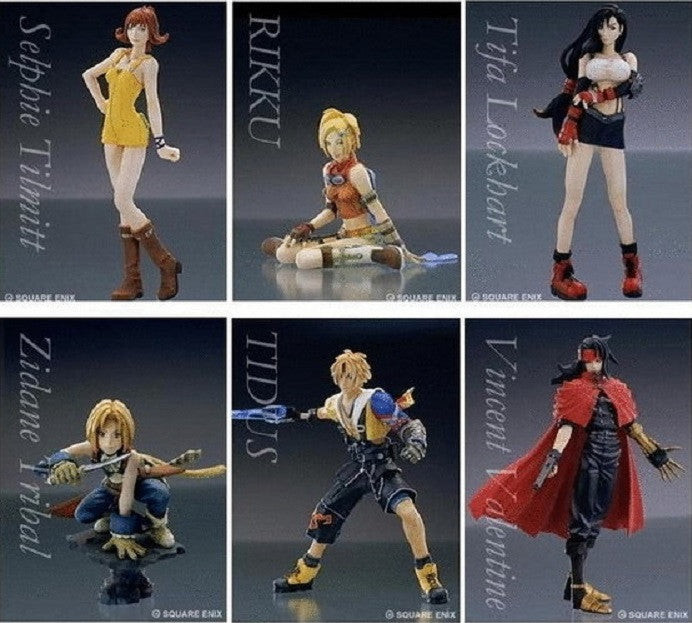 Square Enix Final Fantasy Trading Arts Vol 2 6 Color Collection Figure Set