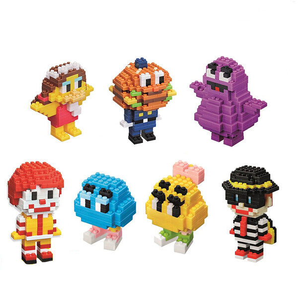 Mcdonalds x Nanoblock Ronald & Friends Character Limited Edition