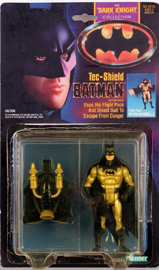 Kenner 1990 Bruce Wayne The Dark Knight Tec Shield Batman Collection F –  Lavits Figure