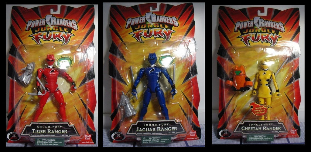 power rangers jungle fury action figures