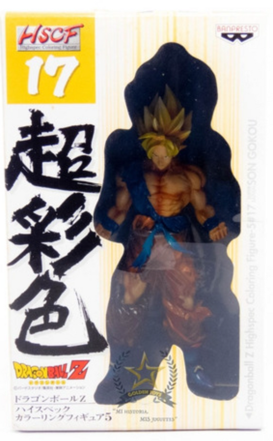 Banpresto Super Saiyajin Son Goku: ~ 20 cm Dragonball Z x Sangue dos  Saiyajins ~ Estatueta + 1 pacote oficial de cartas colecionáveis de  Dragonball (38747)