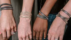 Gold Zipper Bracelets
