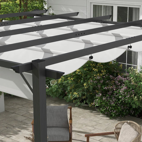 3m Aluminium Pergola With Retractable Roof
