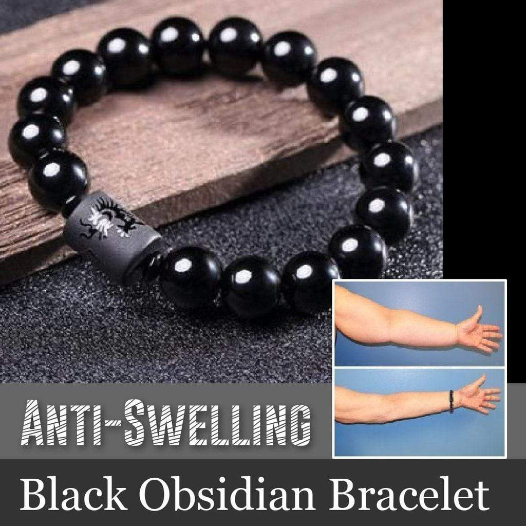 Anti-Swelling Black Obsidian Bracelet - Dechappy