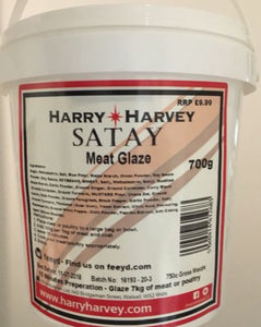 700g Satay Glaze Marinade Meat Rub - Harry Harvey