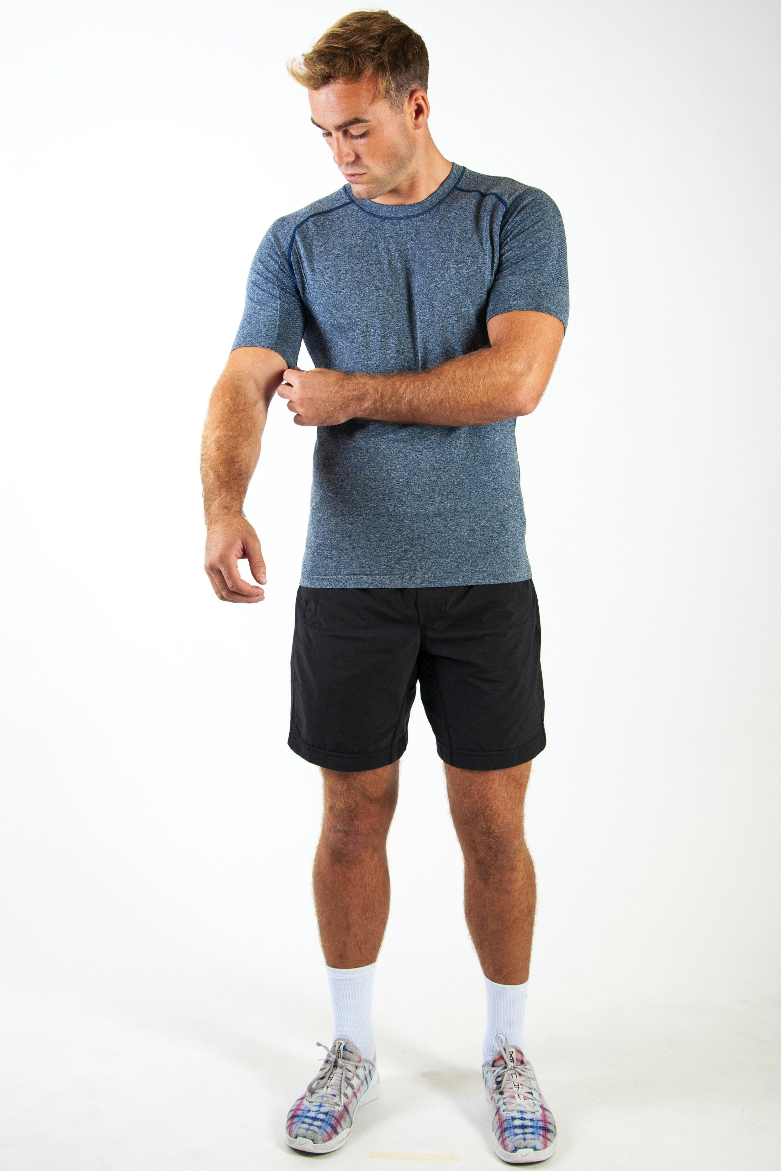 Dx Dynamic - Men's Athletic Short Sleeve Tee | Blue Mist