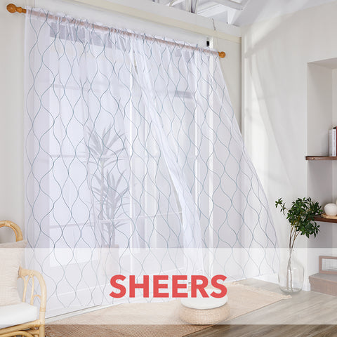 Deconovo Sheer Curtains