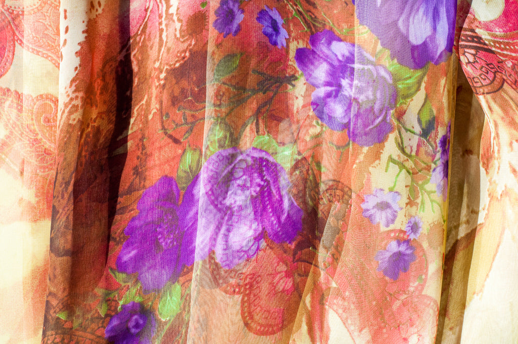 Boho Tie-dye curtains