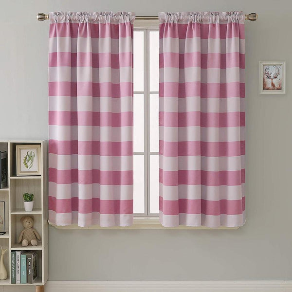 pink curtains for kids room